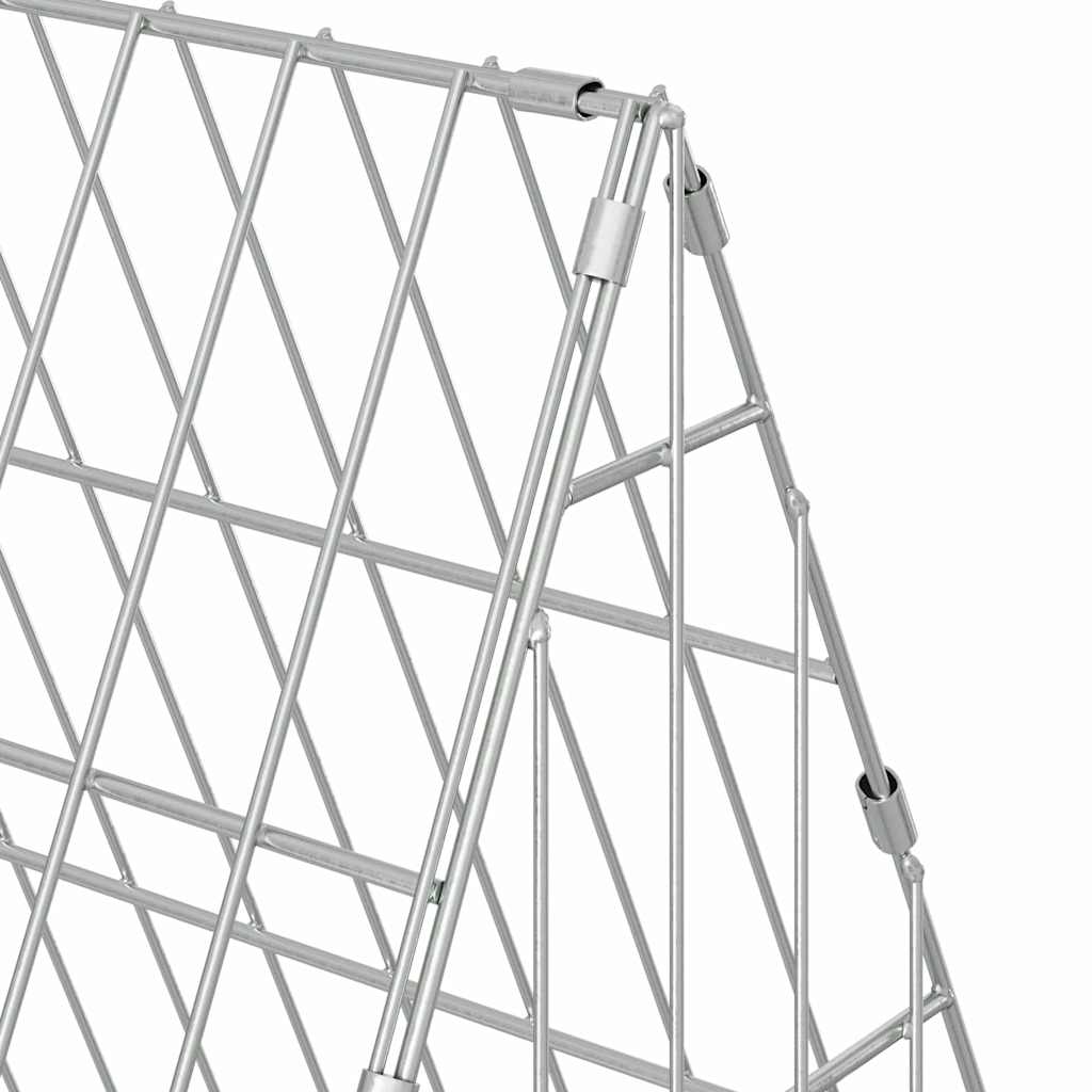 Rabbit Cage Silver 430 x 55 x 55 cm Galvanised Steel