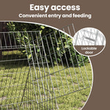 Rabbit Cage Silver 430 x 55 x 55 cm Galvanised Steel - Extra Image