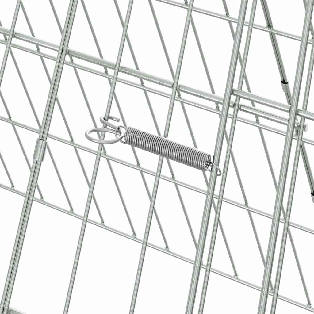 Rabbit Cage Silver 650 x 55 x 55 cm Galvanised Steel