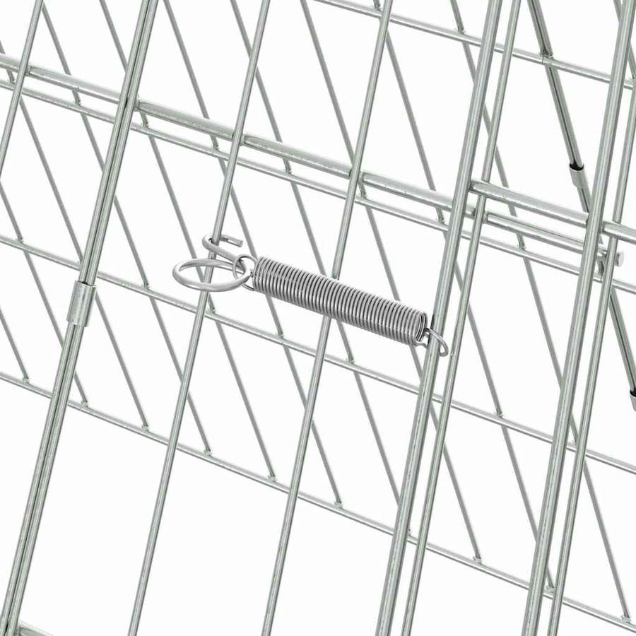 Rabbit Cage Silver 650 x 55 x 55 cm Galvanised Steel