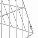 Rabbit Cage Silver 650 x 55 x 55 cm Galvanised Steel - Extra Image