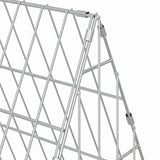 Rabbit Cage Silver 650 x 55 x 55 cm Galvanised Steel - Extra Image