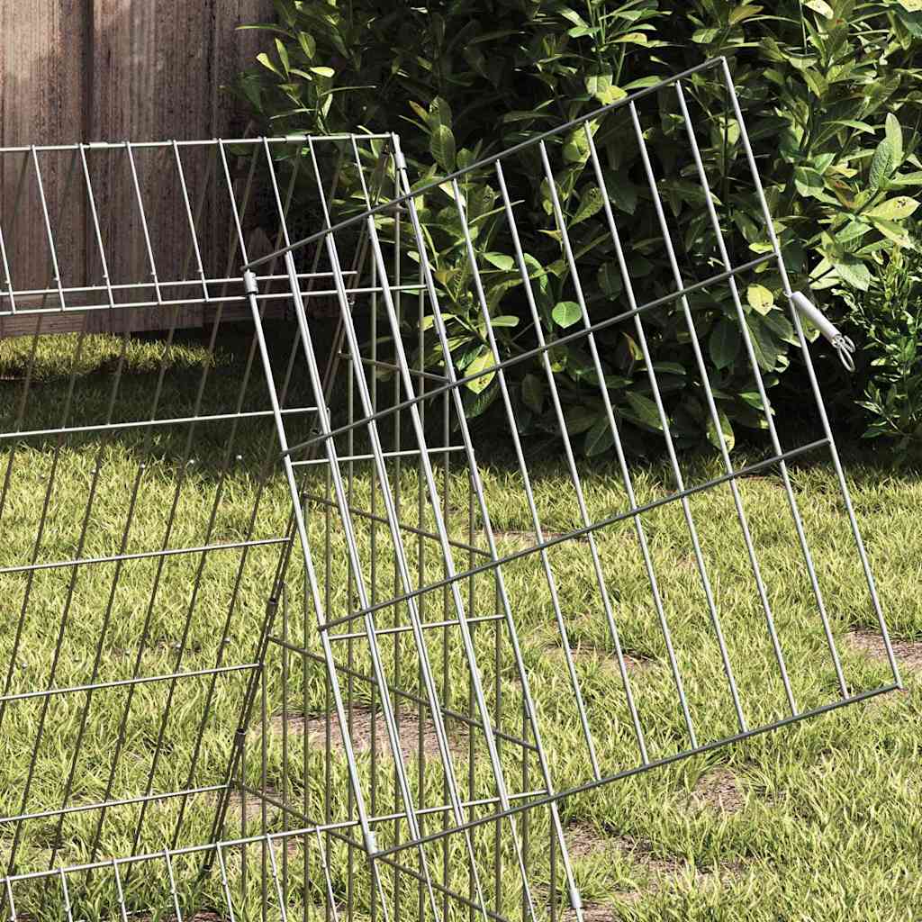 Rabbit Cage Silver 650 x 55 x 55 cm Galvanised Steel