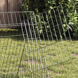 Rabbit Cage Silver 650 x 55 x 55 cm Galvanised Steel - Top-Down View