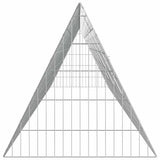 Rabbit Cage Silver 650 x 55 x 55 cm Galvanised Steel - Close-Up Angle