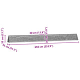 Rabbit Cage Silver 650 x 55 x 55 cm Galvanised Steel - Extra Image