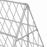 Rabbit Cage Silver 110 x 100 x 85 cm Galvanised Steel