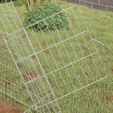 Rabbit Cage Silver 110 x 100 x 85 cm Galvanised Steel