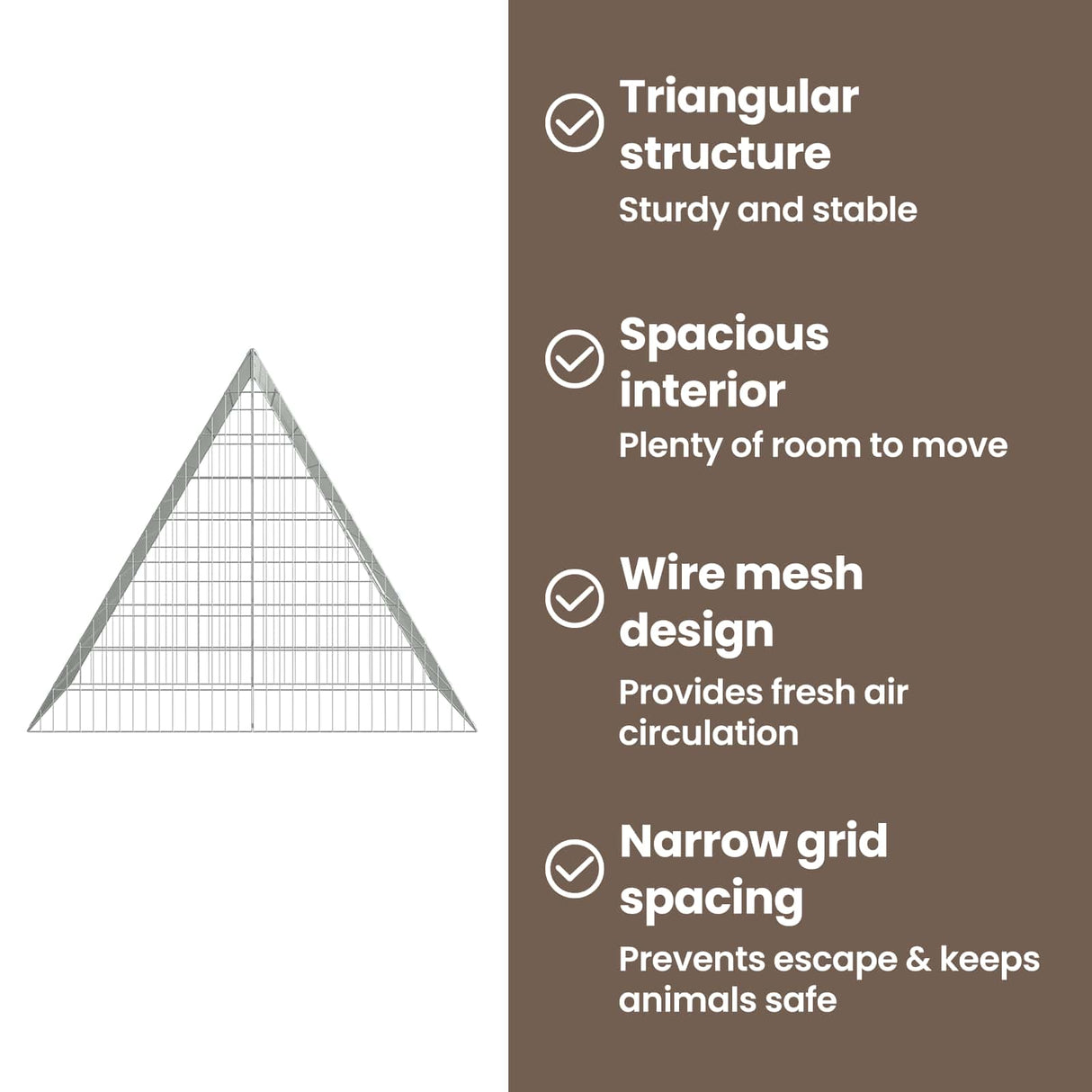 Rabbit Cage Silver 110 x 100 x 85 cm Galvanised Steel