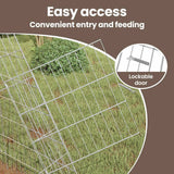 Rabbit Cage Silver 110 x 100 x 85 cm Galvanised Steel
