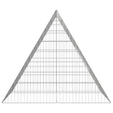 Rabbit Cage Silver 215 x 100 x 85 cm Galvanised Steel - Close-Up Angle