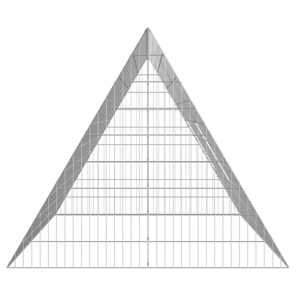 Rabbit Cage Silver 215 x 100 x 85 cm Galvanised Steel