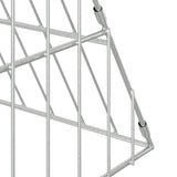 Rabbit Cage Silver 215 x 100 x 85 cm Galvanised Steel - Extra Image