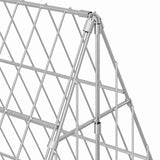Rabbit Cage Silver 430 x 100 x 85 cm Galvanised Steel