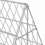 Rabbit Cage Silver 215 x 100 x 85 cm Galvanised Steel - Extra Image