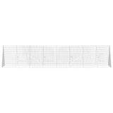 Rabbit Cage Silver 430 x 100 x 85 cm Galvanised Steel