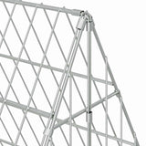 Rabbit Cage Silver 215 x 100 x 85 cm Galvanised Steel - Extra Image