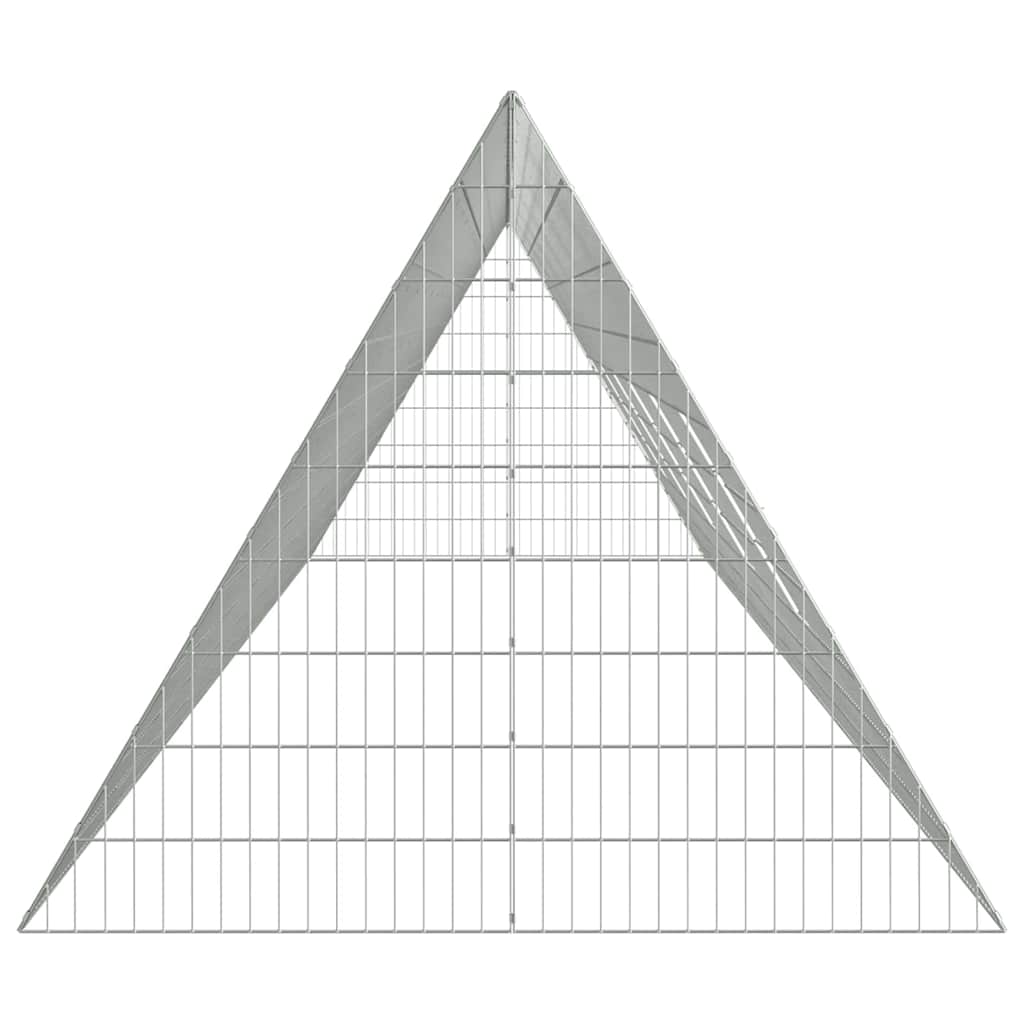 Rabbit Cage Silver 215 x 100 x 85 cm Galvanised Steel