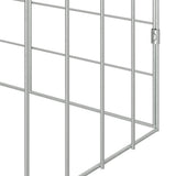 Rabbit Cage Silver 100 x 78 x 78 cm Galvanised Steel