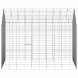 Rabbit Cage Silver 100 x 78 x 78 cm Galvanised Steel