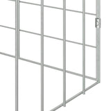 Rabbit Cage Silver 200 x 78 x 78 cm Galvanised Steel - Extra Image
