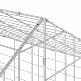 Rabbit Cage Silver 200 x 78 x 78 cm Galvanised Steel