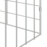 Rabbit Cage Silver 400 x 78 x 78 cm Galvanised Steel