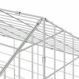 Rabbit Cage Silver 400 x 78 x 78 cm Galvanised Steel