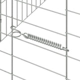 Rabbit Cage Silver 600 x 78 x 78 cm Galvanised Steel