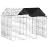 Rabbit Cage Silver 100 x 78 x 78 cm Galvanised Steel