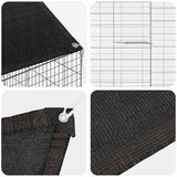Rabbit Cage Silver 200 x 78 x 78 cm Galvanised Steel