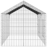 Rabbit Cage Silver 400 x 78 x 78 cm Galvanised Steel - Extra Image