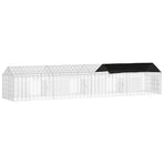 Rabbit Cage Silver 400 x 78 x 78 cm Galvanised Steel