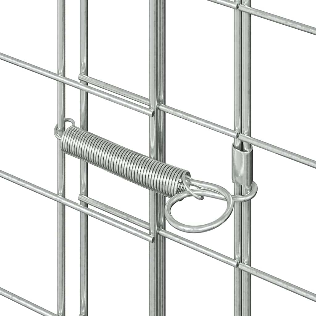Rabbit Cage Silver 100 x 100 x 210 cm Galvanised Steel