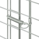 Rabbit Cage Silver 100 x 100 x 210 cm Galvanised Steel