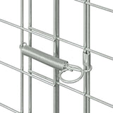 Rabbit Cage Silver 400 x 100 x 210 cm Galvanised Steel - Extra Image