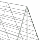 Rabbit Cage Silver 400 x 100 x 210 cm Galvanised Steel - Extra Image