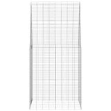 Rabbit Cage Silver 100 x 100 x 210 cm Galvanised Steel