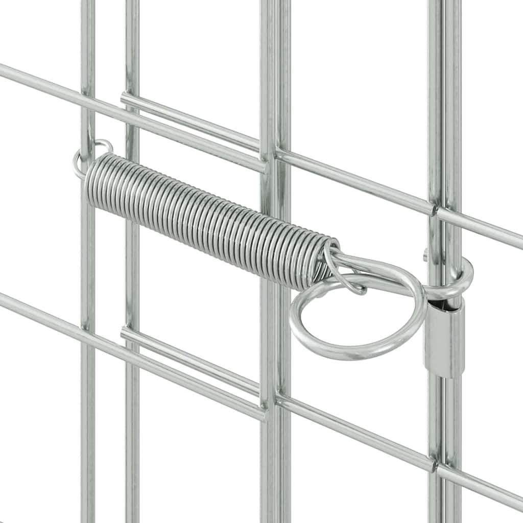 Rabbit Cage Silver 200 x 100 x 210 cm Galvanised Steel