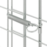 Rabbit Cage Silver 200 x 100 x 210 cm Galvanised Steel