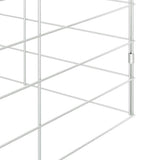 Rabbit Cage Silver 200 x 100 x 210 cm Galvanised Steel