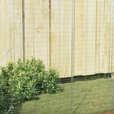Rabbit Cage Silver 200 x 100 x 210 cm Galvanised Steel