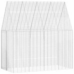 Rabbit Cage Silver 200 x 100 x 210 cm Galvanised Steel