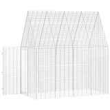 Rabbit Cage Silver 200 x 100 x 210 cm Galvanised Steel