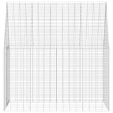 Rabbit Cage Silver 200 x 100 x 210 cm Galvanised Steel