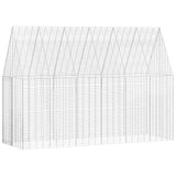 Rabbit Cage Silver 300 x 100 x 210 cm Galvanised Steel