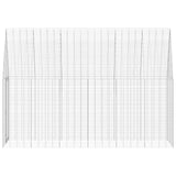 Rabbit Cage Silver 300 x 100 x 210 cm Galvanised Steel