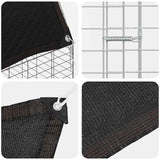 Rabbit Cage Silver 100 x 100 x 210 cm Galvanised Steel