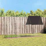 Rabbit Cage Silver 400 x 100 x 210 cm Galvanised Steel