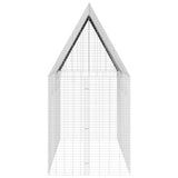 Rabbit Cage Silver 400 x 100 x 210 cm Galvanised Steel